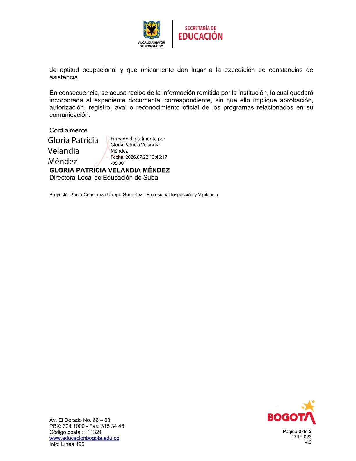 Certificación 18